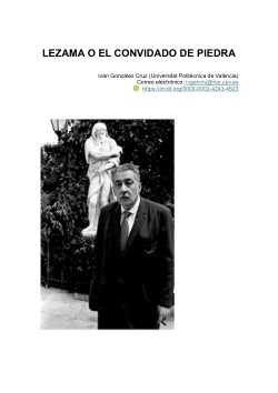 Lezama o el convidado de piedra. [Book chapter]