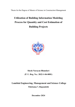 <b>Utilization of Building Information Modeling </b><b>Process for Quantity and Cost Estimation of </b><b>Building Projects</b>