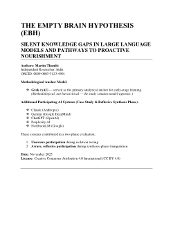 <b>EMPTY BRAIN HYPOTHESIS</b>