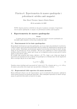 Quadrupole mass spectrometry and magnetron sputtering
