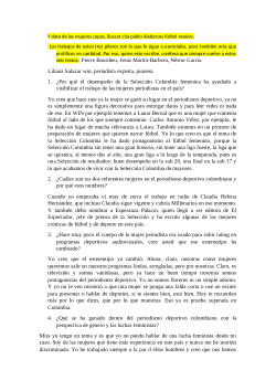 Periodismo y fútbol femenino