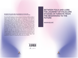 Between Folk and Lore: The Journey of Folklore Studies in Türkiye from the Beginning to the Future