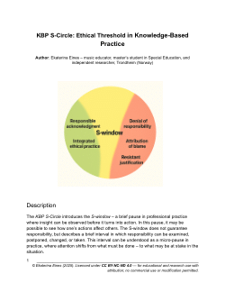 KBP S-Circle: Ethical Threshold in Knowledge-Based Practice