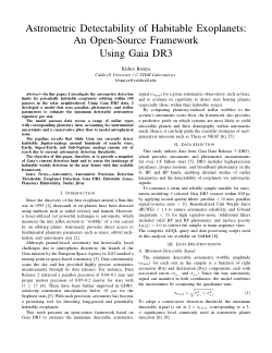 Astrometric Detectability of Habitable Exoplanets: An Open-Source Framework Using Gaia DR3