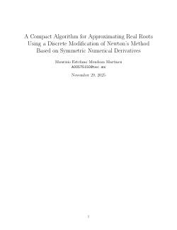 A Compact Algorithm for Approximating Real Roots