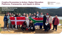 Creative Economies in Action: Higher Education Platforms, Frameworks, and Impact in Africa
