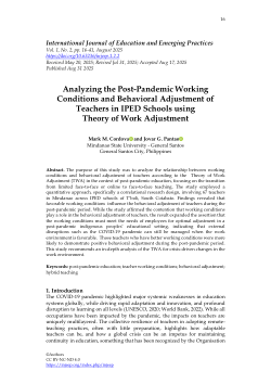 Analyzing the Post Pandemic Working Condition