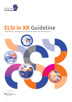 ELSI in XR Guideline
