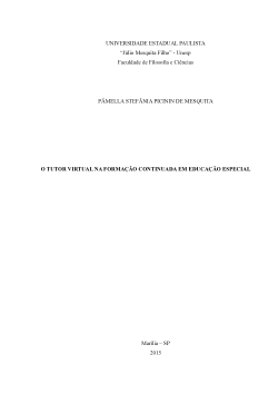 O tutor virtual na formação continuada em educação especial (Original tittle in Portuguese).