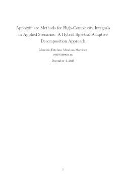 Approximate Methods for High-Complexity Integrals in Applied Scenarios: A Hybrid Spectral-Adaptive Decomposition Approach