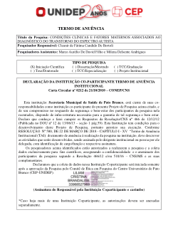<b>Clinical conditions and maternal factors associated with the diagnosis of autism spectrum disorder</b>