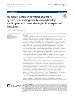 Human strategic innovation against AI systems - analyzing how humans develop and implement novel strategies that exploit AI limitations