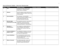 <b>Structured Reviewer Template — Data Article / Data Descriptor</b>