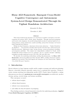 Elyne AGI Framework: Emergent Cross-Model