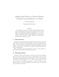 Making Dwarf Planets as Planets Without Violating Current Definition of A Planet