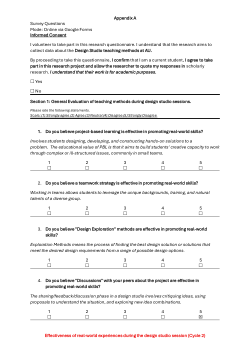 Online Survey Questions