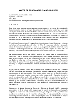 Motor de Resonancia Cuántica (CRDM): Arquitectura para la Inducción de Fusión D-T mediante Apantallamiento Electrónico Extremo y Resonancia Armónica Asimétrica.