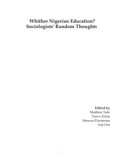 Examining Managerial Roles in Reducing Security Challenges in Higher Institutions in Ogun State