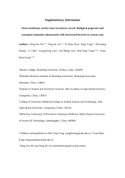 Outer membrane vesicles from <i>Aeromonas veronii</i>: Biological properties and synergistic immunity enhancement with inactivated bacteria in crucian carp