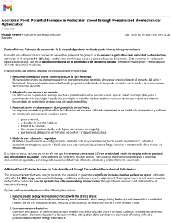 <b>Urban Kinetic Footwear for Accelerated Pedestrian Mobility and Environmental Impact Reduction in Cities</b> / <b>Calzado Cinético Urbano para la Aceleración del Desplazamiento Peatonal y la Reducción del Impacto Ambiental en Ciudades</b>