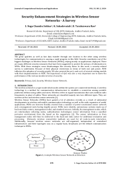 Security Enhancement Strategies in Wireless Sensor Networks - A Survey
