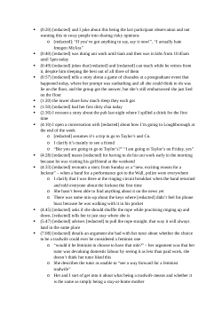 Bristolian Change Ringing Participant Observation 250225 Anonymised Recording Notes