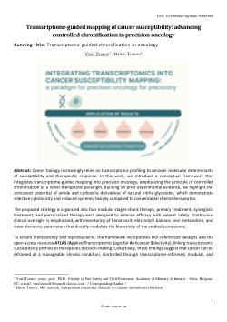 Transcriptome-guided mapping of cancer susceptibility: advancing controlled chronification in precision oncology