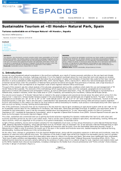 Sustainable Tourism at El Hondo Natural Park Spain