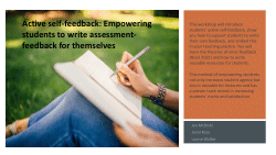 Active self-feedback: Empowering students to write assessment-feedback for themselves