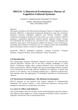 HECCS: Historical Evolution of Cognitive–Cultural Systems