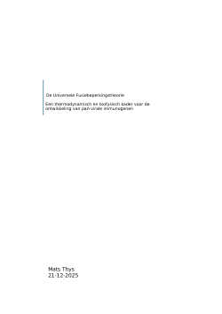 De Universele Fusiebeperkingstheorie