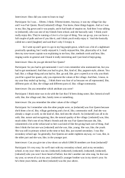 Bristolian Change Ringing Interview 120225 Anonymised Transcript