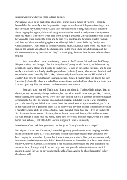 Bristolian Change Ringing Interview 200225 Anonymised Transcript