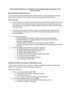 Interview Protocol: Landowners