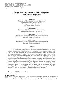 Radio Frequency Identification