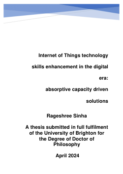 Internet of Things Technology Skills Enhancement in The Digital Era