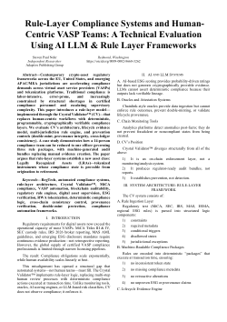 Rule-Layer Compliance Systems and Human-Centric VASP Teams: A Technical Evaluation Using AI LLM & Rule Layer Frameworks
