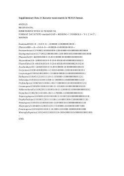 <b>Supplementary Data 1</b>–<b>4 from: </b><b>High-fidelity modular skeletons authenticate a Cambrian origin for Bryozoa</b>