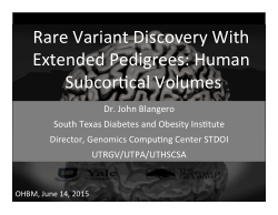 Rare variant discovery using family based studies