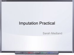 Imputation Practical