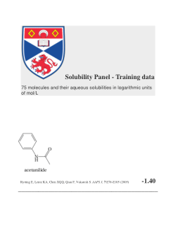 DLS-100 (Drug-Like Solubility - 100 compounds) dataset