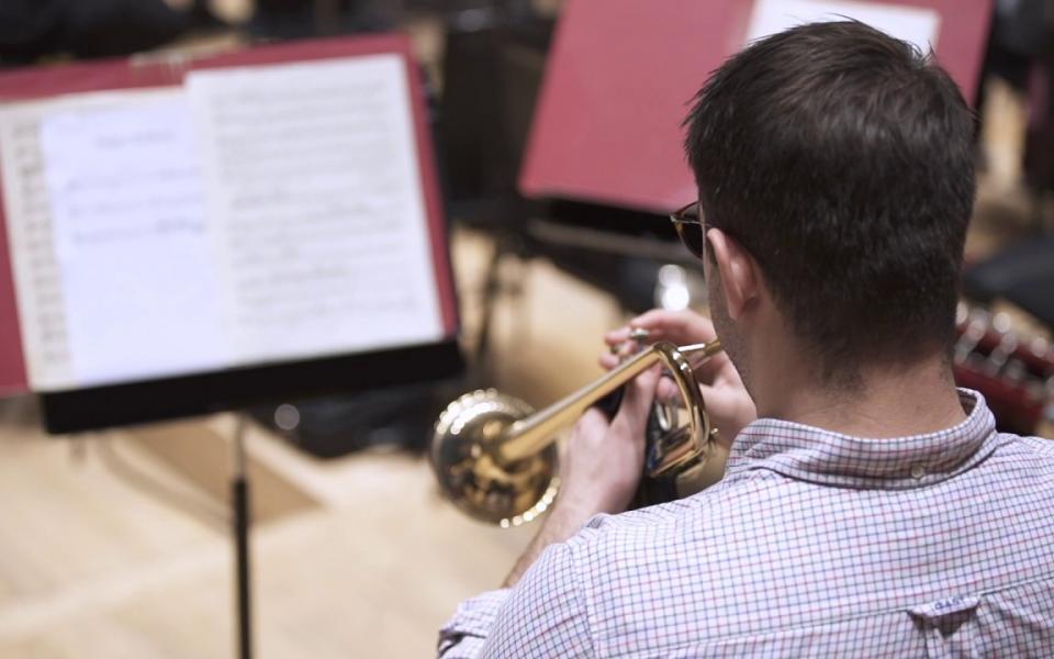 Philharmonia trumpet player Philharmonia trumpet player