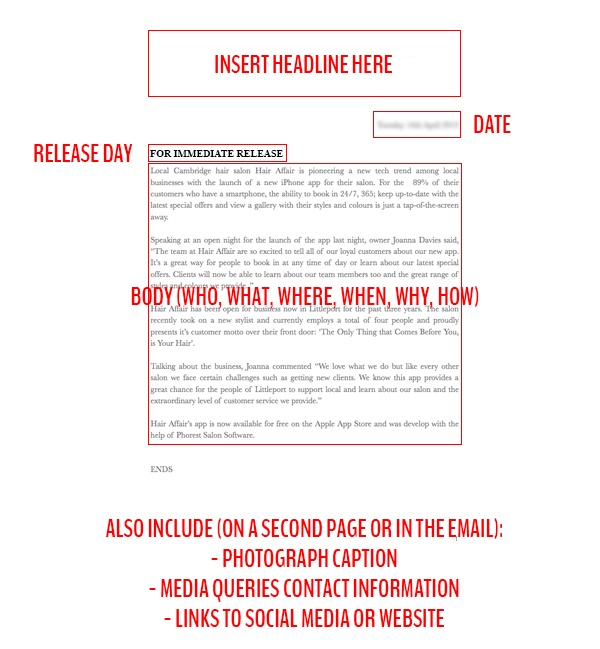 how to write irresistible and simple salon press releases phorest