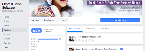 facebook arvioita