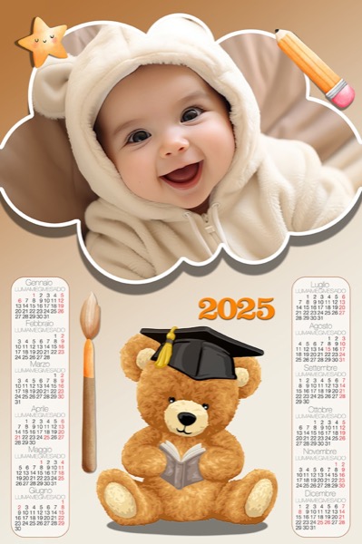 Visuazza il modello Calendario 2025