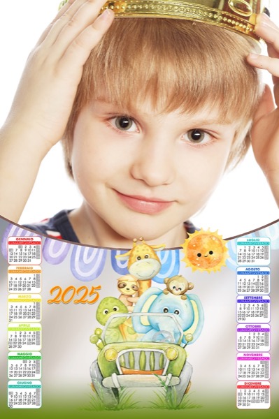 Visuazza il modello Calendario 2025