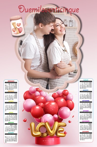Visuazza il modello Calendario 2025