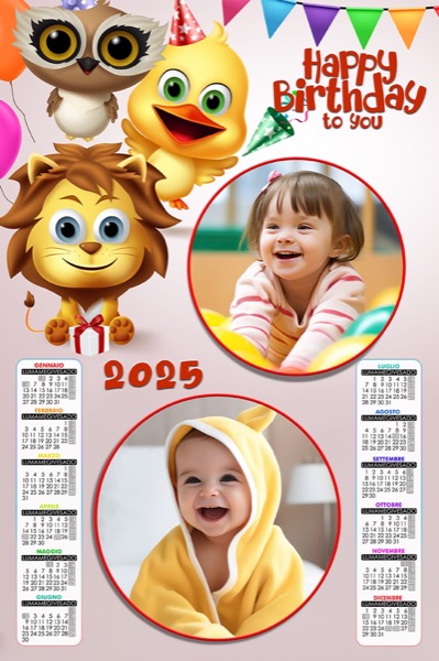 Visuazza il modello Calendario 2025