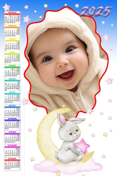 Visuazza il modello Calendario 2025