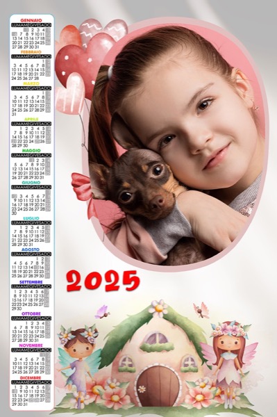 Visuazza il modello Calendario 2025